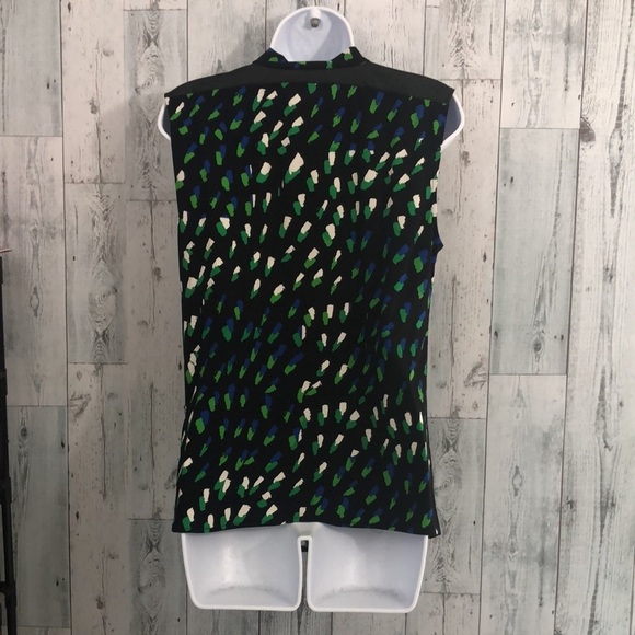 Chaus Slouching Neck Synthetic Leather Top Small - Picture 4 of 11